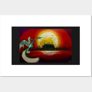 Oriental Sunset Posters and Art